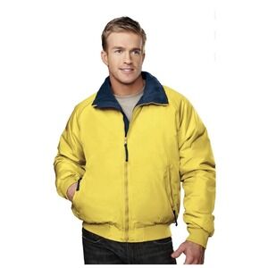 Tri Mountain 8800 Mountaineer (3 Season Jacket) Yellow with Navy Blue fleece